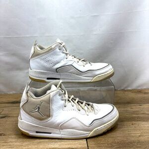 Nike Mens Air Jordan Courtside 453980-103 White Basketball Shoes‎ Sneakers Sz 11